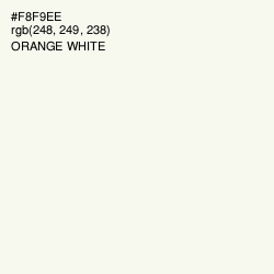 #F8F9EE - Orange White Color Image
